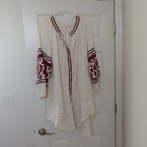 Free People long shirt/dress XS